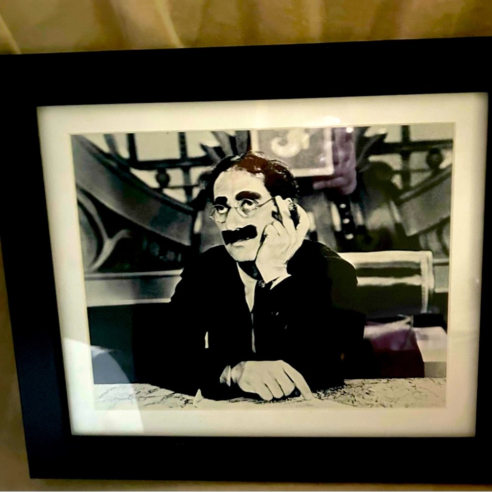 Duck Soup Groucho Marx 1933 Black White Photo in Black Frame Hollywood film star